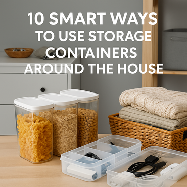 10 Smart Ways to Use Storage Containers Around the House